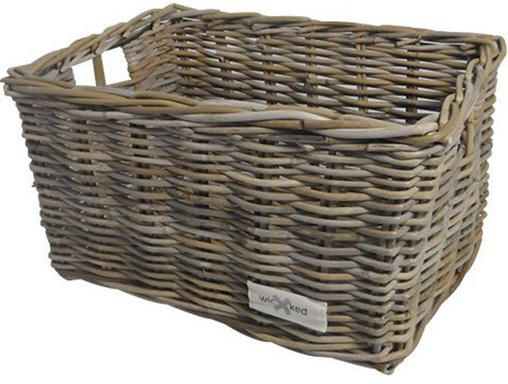 WICKED Kistenkorb L grau (46x35x25)