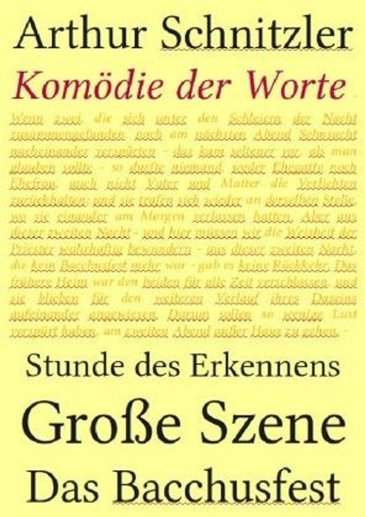 Komödie der Worte