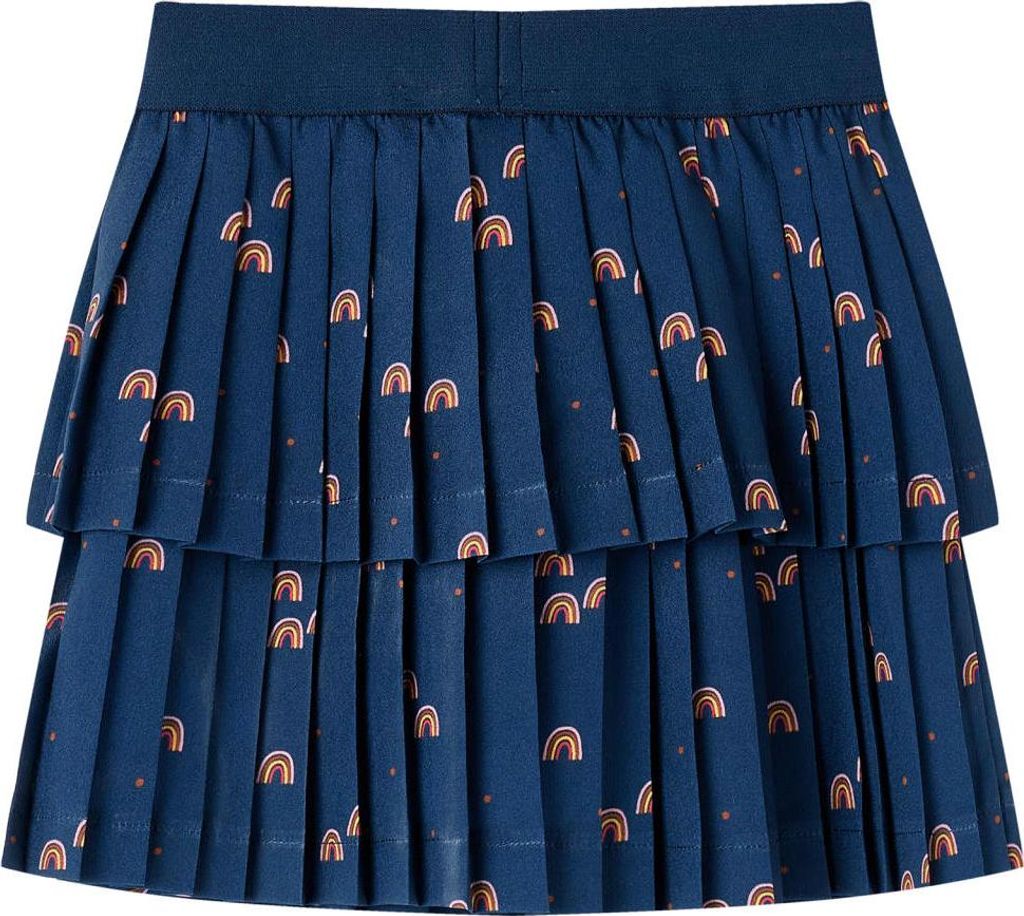 vidaXL Kinderrock Marineblau 128