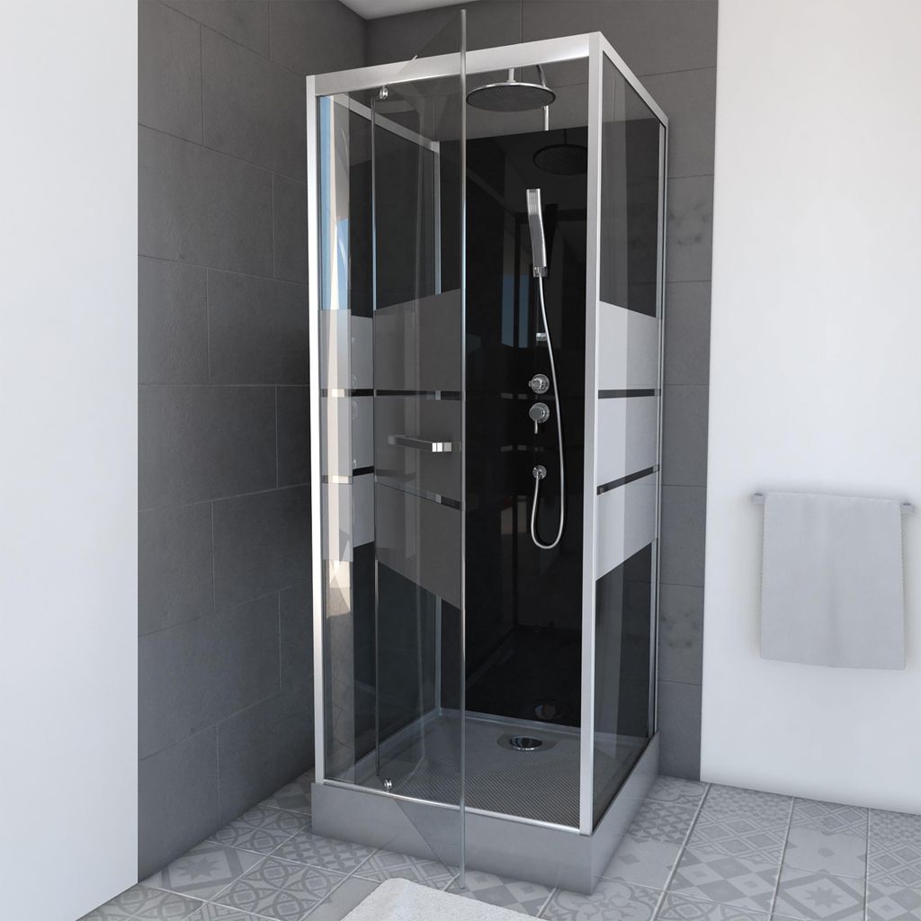 Dusche Komplett MARWELL Komplettdusche Fertigdusche Dusy 70 Produktbild 