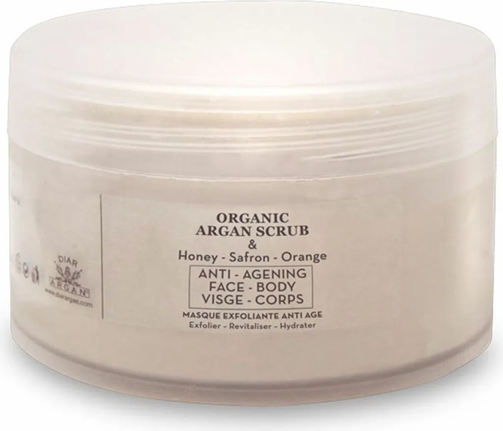 Gommage visage revitalisant à l'huile d'argan Diar Argan format 200 ml