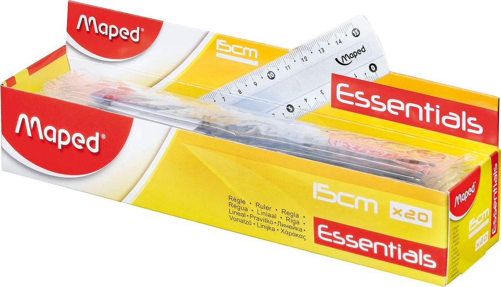 Maped Flachlineal Start 146 150 mm aus Kunststoff Produktbild 