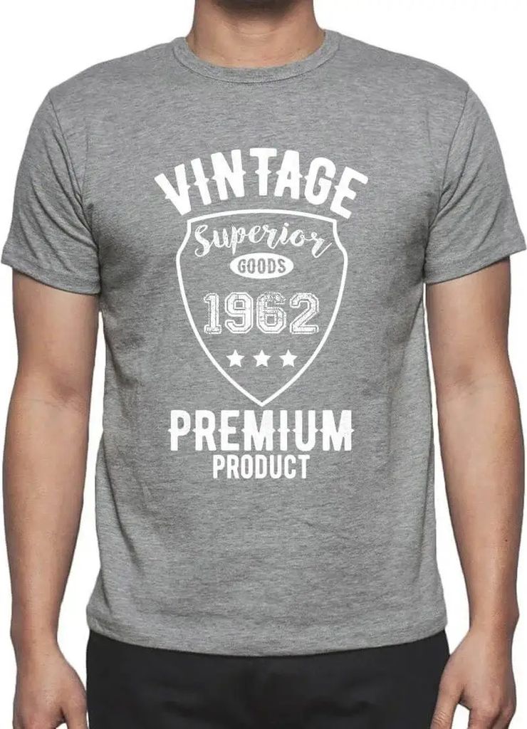 Herren Grafik T-Shirt Erstklassige Waren seit 1962 – Superior Goods Since 1962 – Geschenk 62. Geburtstag Jahrestag 62 Jahre Jubiläum 62 Jähri...