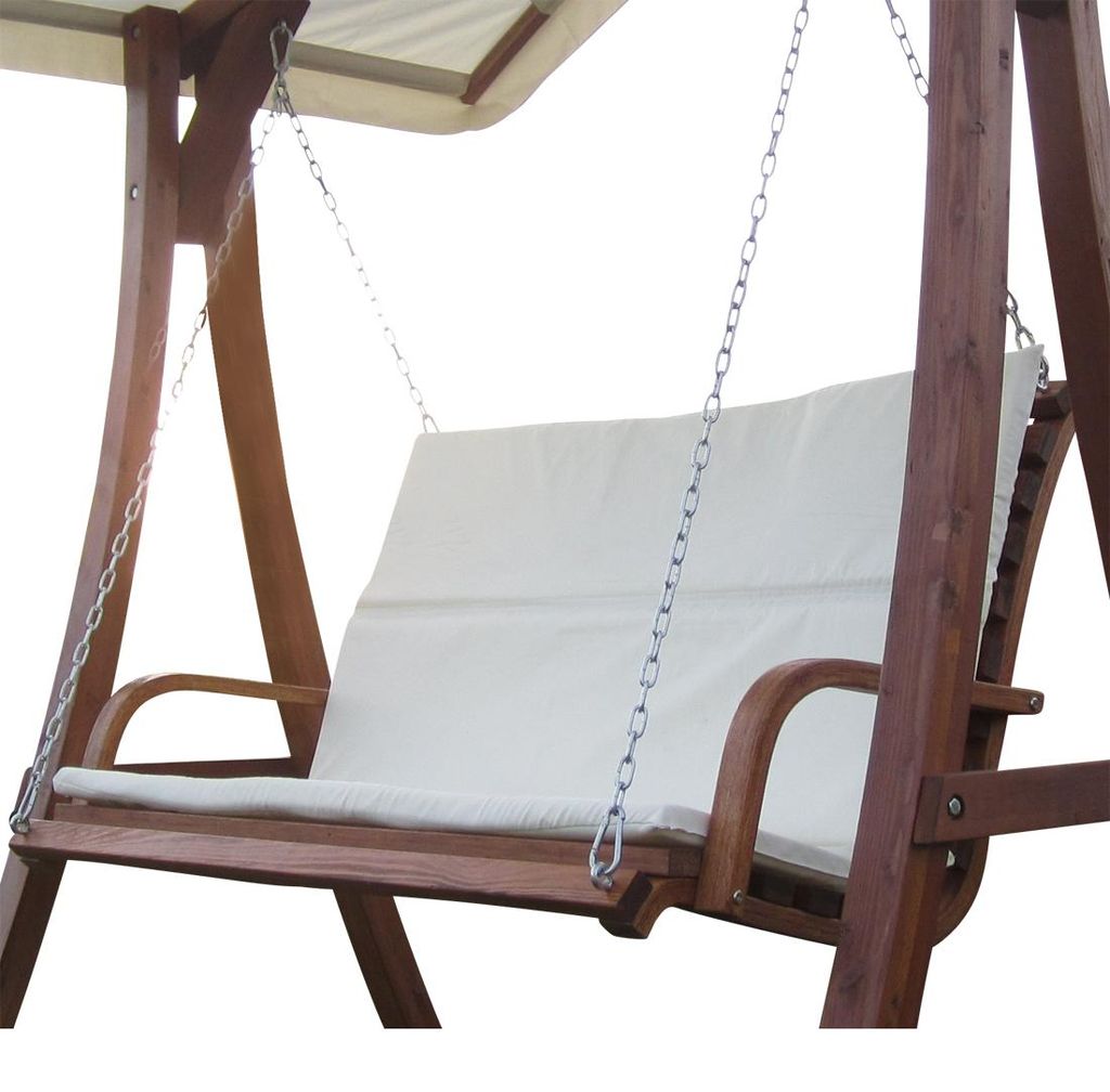 Design Bank aus Holz Lärche für Hollywoodschaukel 2-Sitzer Produktbild 