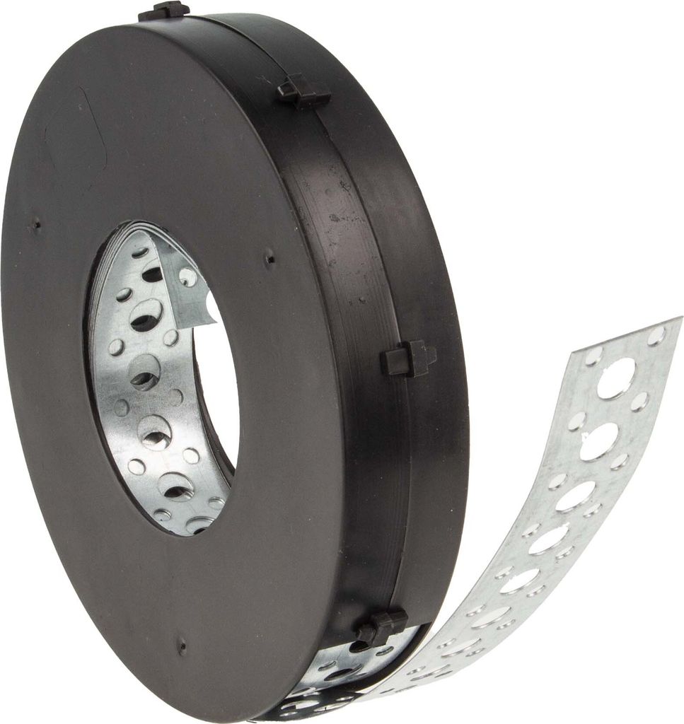 tecuro Lochband Montageband 25 mm x 10 m Rolle - Stahl Produktbild 