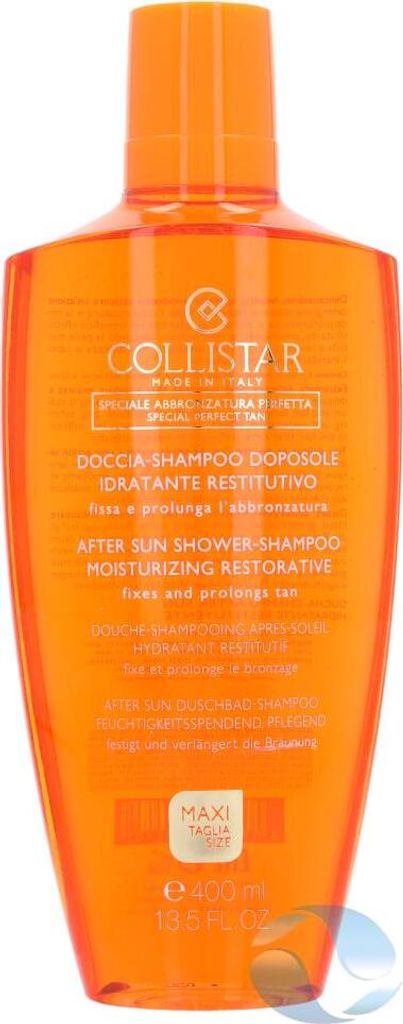 Collistar After Sun Shower-Shampoo Moisturizing Restorative, Duschgel, 400 ml, Erwachsene, Unisex, Körper & Haar, Reinigend, Weichmachend