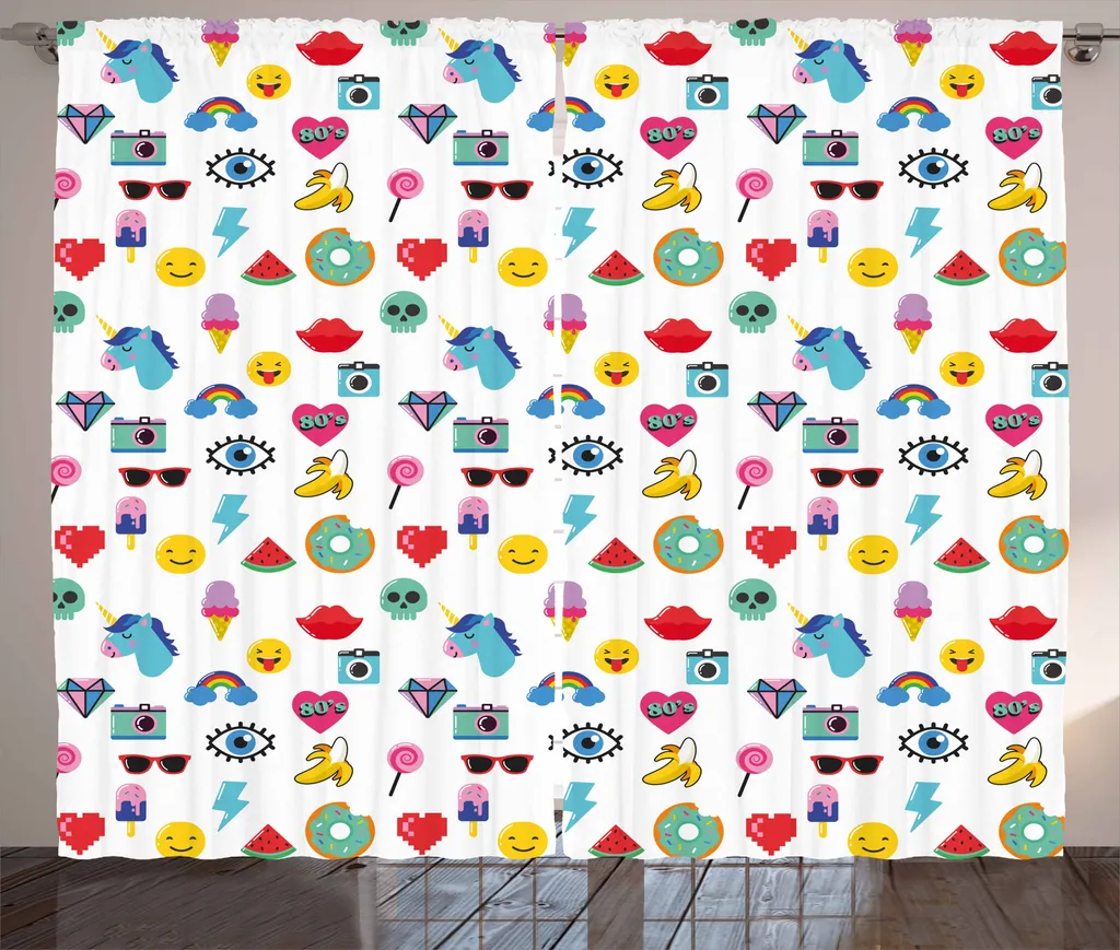 ABAKUHAUS Tenda Anguria 280x175 cm - Stile Pop Art per la Camera