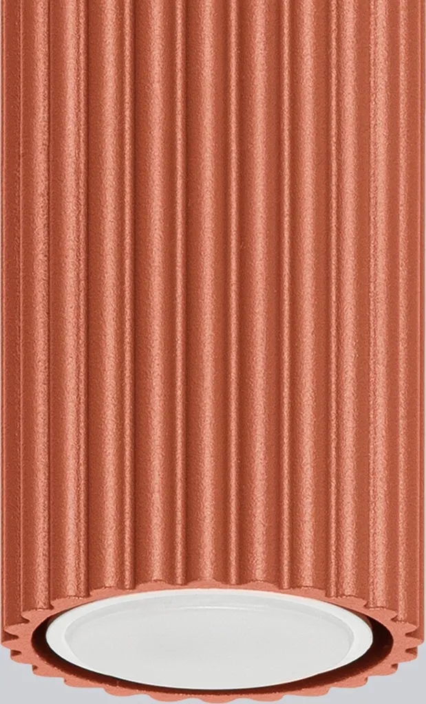 Offerta Lampada Sollux KARBON 20 Rosso Ocra - Faretto Design GU10 - 4
