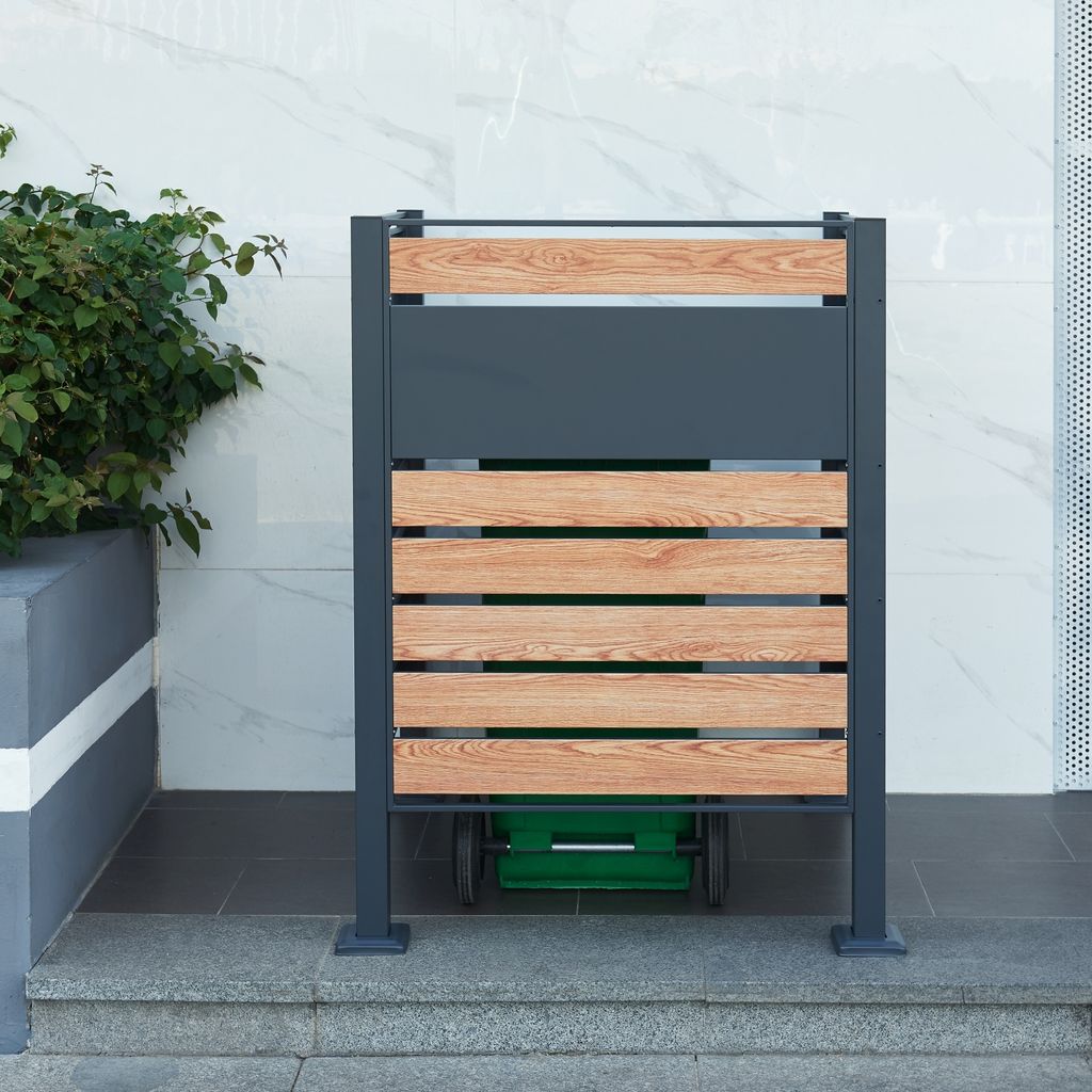 Ohradník na odpadkové koše "Uusikaupunki" ocel 120 x 91 x Obrázek produktu 2