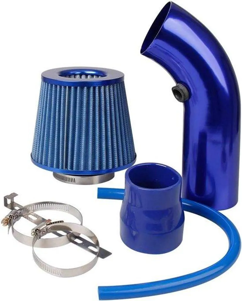 Filtre à air pour voiture haute performance - Système universel bleu