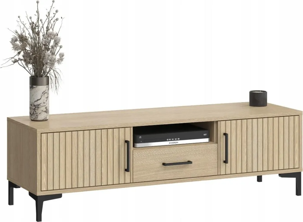 Mobile Porta TV Moderno 120x40 cm - Santago Natural Design Scandinavo