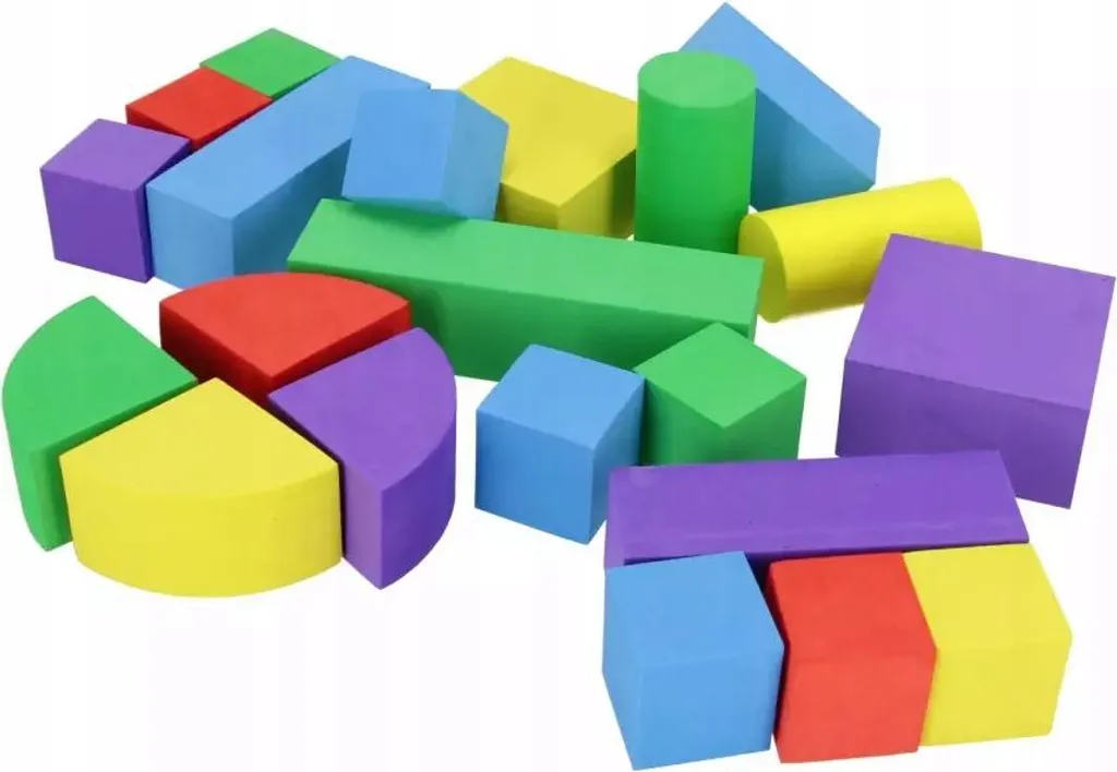 Blocs en mousse 76 pièces 41x31x9 Mc 4516 pour construction enfant