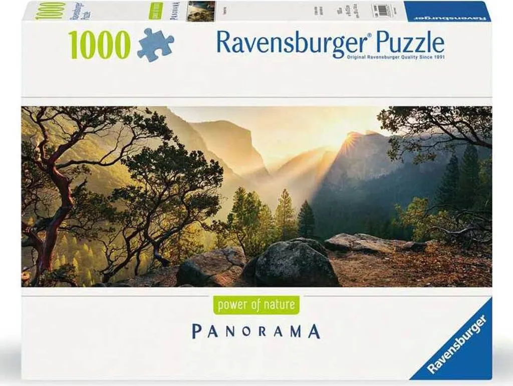 Puzzle 1000 pièces sans reflets ni fausses pièces Yosemite