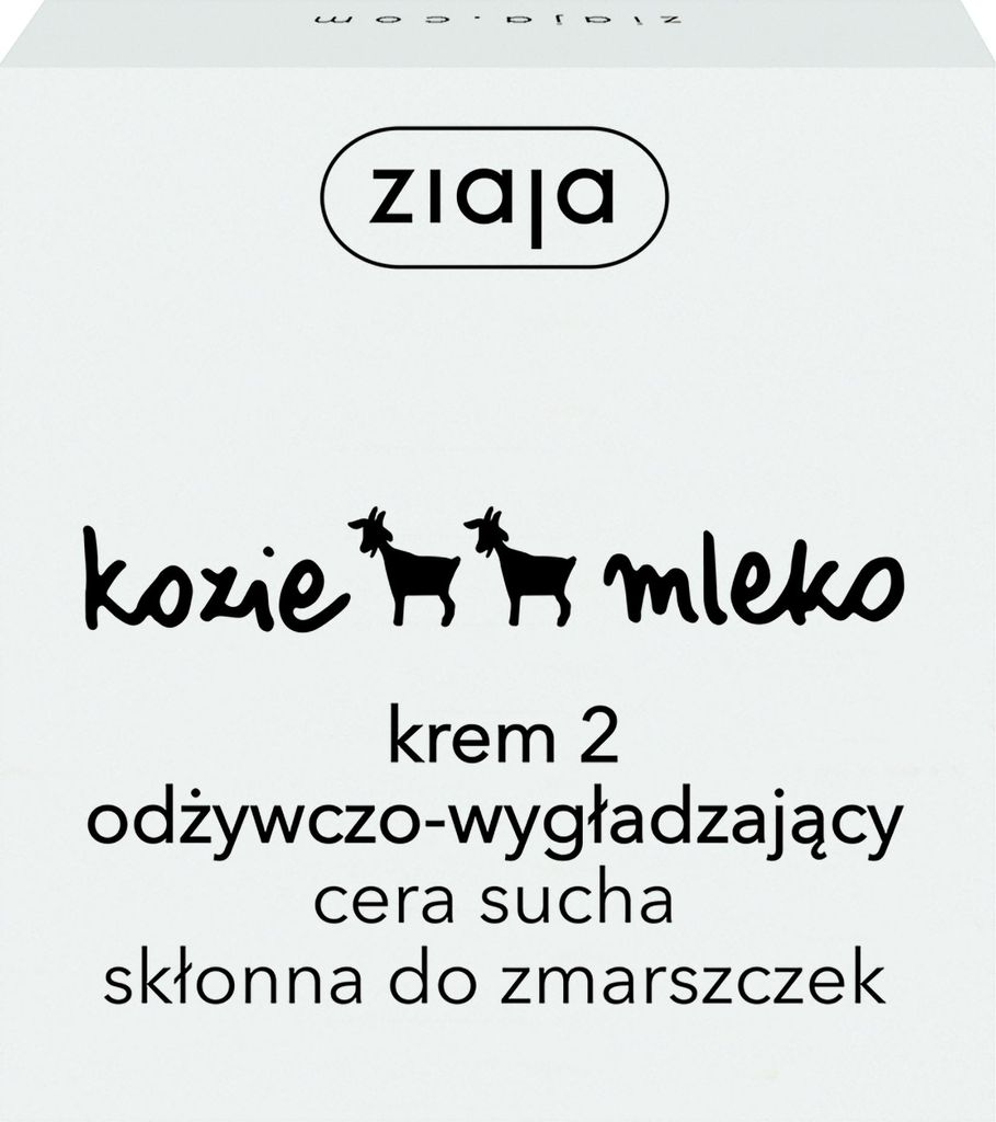 A close-up view of the packaging for Ziaja Ziegenmilchcreme 2.