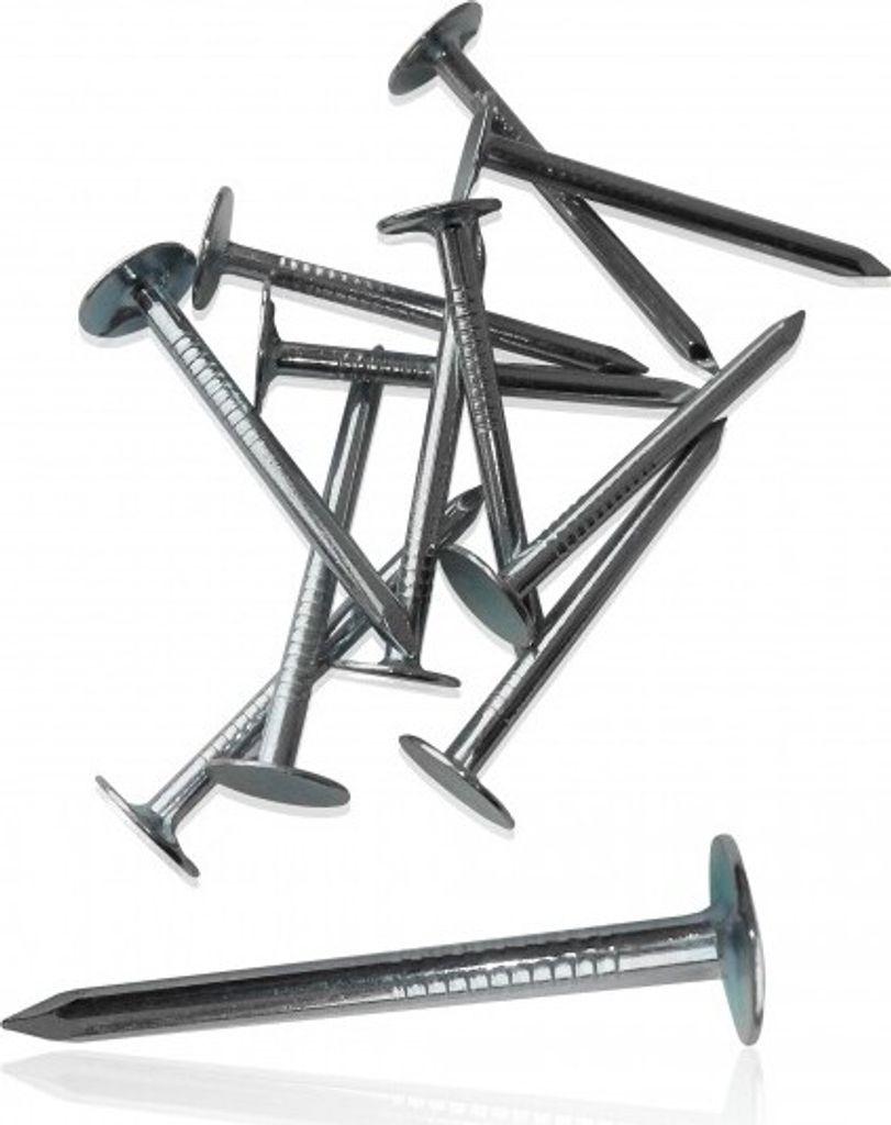 Dachdeckernagel 2,5 x 16 mm Zink - Packung mit 5 kg