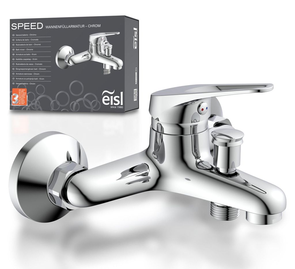 eisl Badewannenarmatur SPEED, Mischbatterie Badewanne, Produktbild 