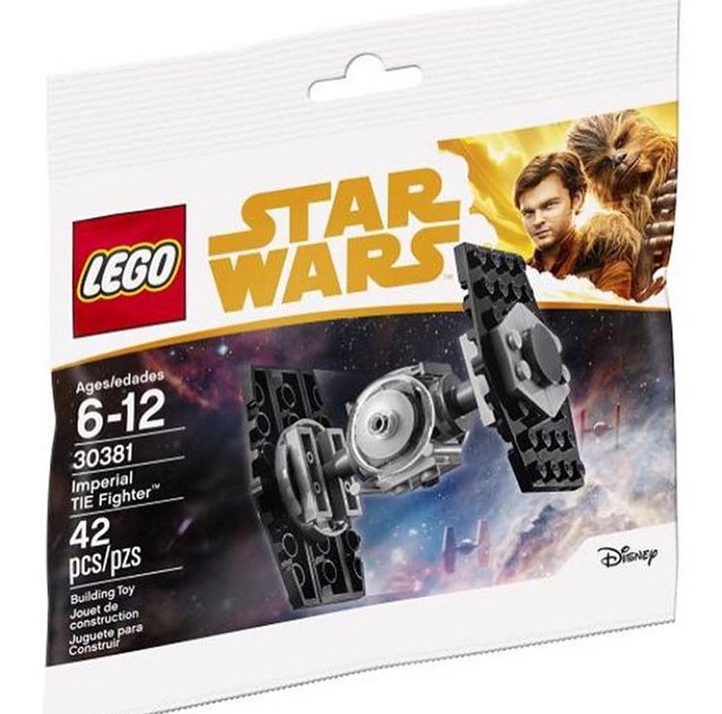 A LEGO Star Wars Imperial TIE Fighter polybag set packaging.