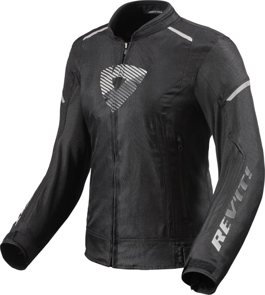Revit Sprint H2O Damen Motorrad Textiljacke, schwarz/weiß, 38