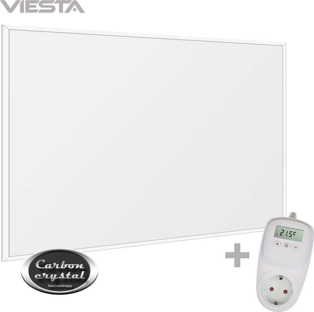 VIESTA® Infrarot Wandheizung mit Thermostat [INKL. TH10 Produktbild 