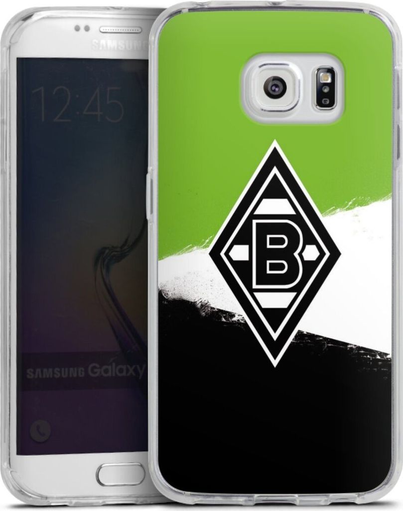 DeinDesign Handyhülle für Samsung Galaxy S6 Edge Silikon Hülle Case Smartphone Schutzhülle Borussia Mönchengladbach Offizielles Lizenzprodukt BMG