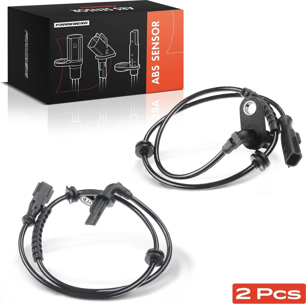 Paire de Capteurs ABS Arrière Anti-Corrosion pour Renault Clio III et Modus