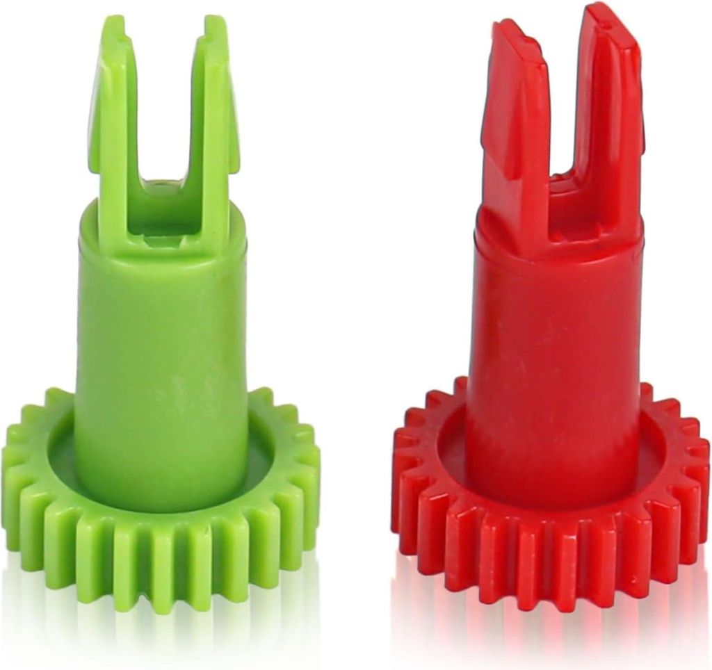 2 Stš¹ck Seitenbš¹rsten-Motor-Schnappgetriebe fš¹r ECOVACS DEEBOT OZMO 950/920/N5/N8 T5/T9/T8 Roboter-Staubsaugerzubeh?r, 1 rotes Getriebe, 1...