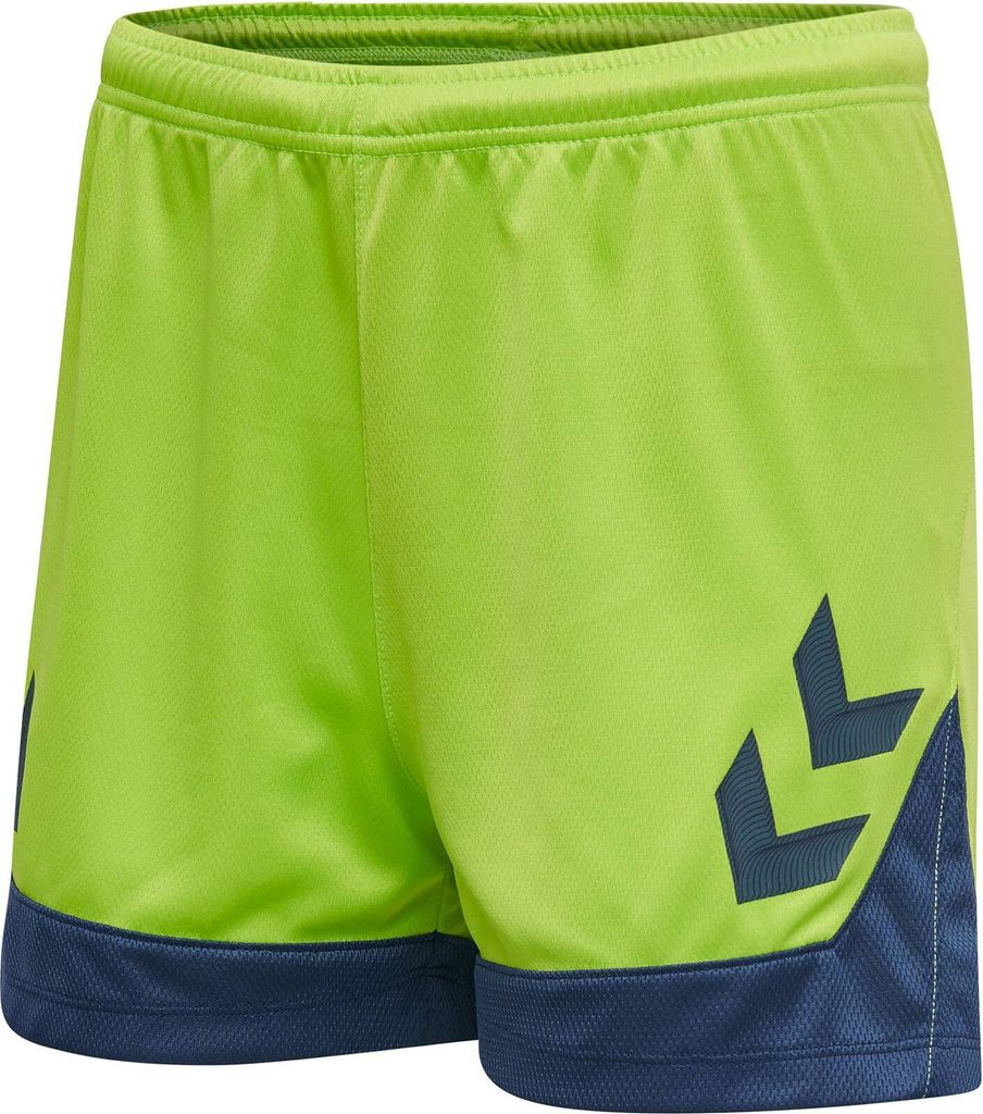 Hummel Lead Poly Shorts Damen, LIME PUNCH, L