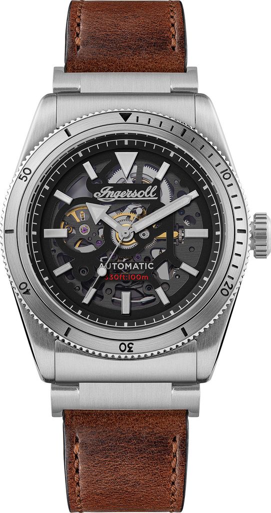 Ingersoll I13901 The Scovill Automatik Herrenuhr 43mm 10ATM