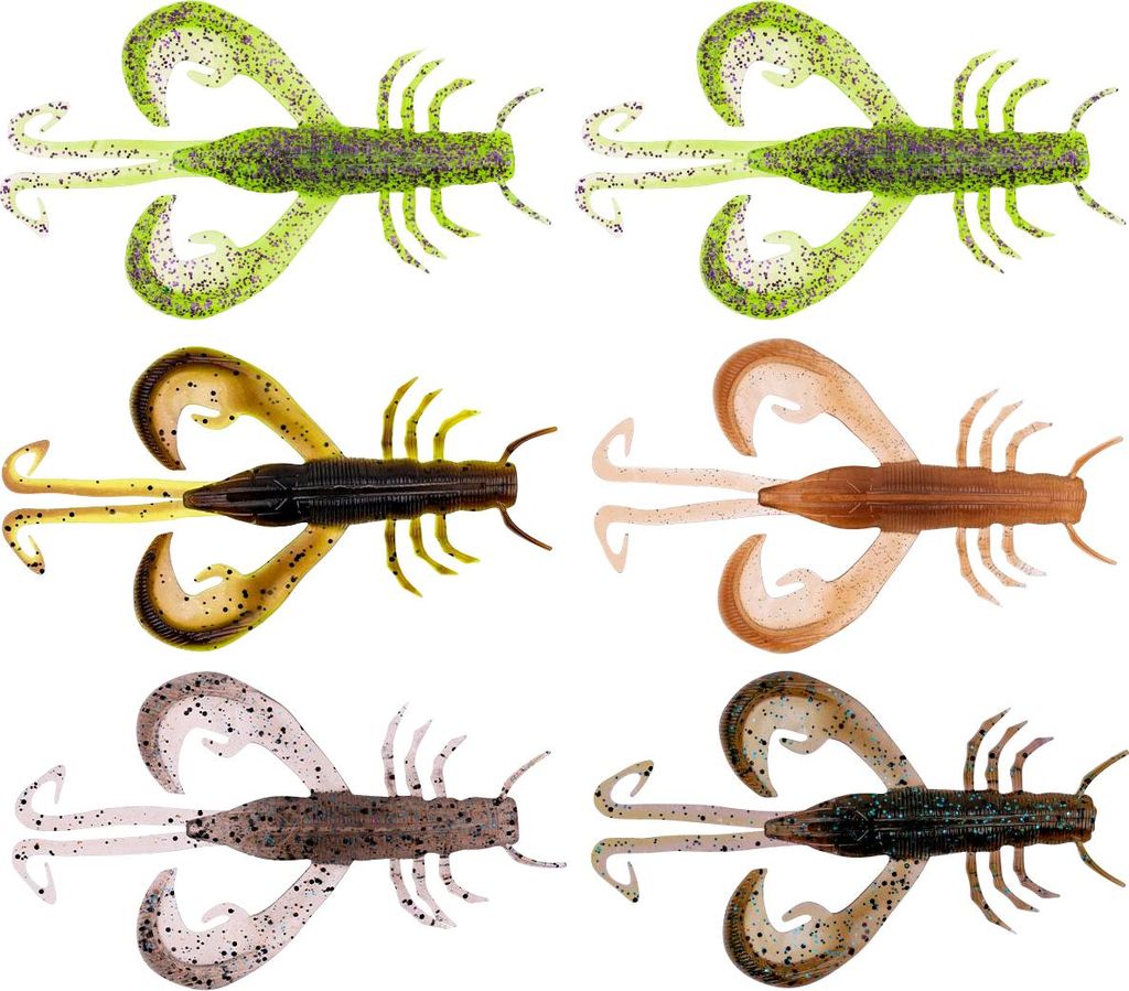 Zeck BA Edward 7,5cm Color Mix 1 4pcs Creature Bait Produktbild 