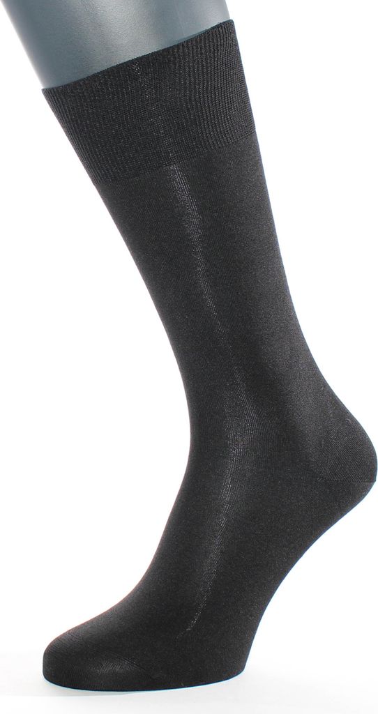 ALBERT KREUZ Die Elegante aus Seide - Socken schwarz, 42-44