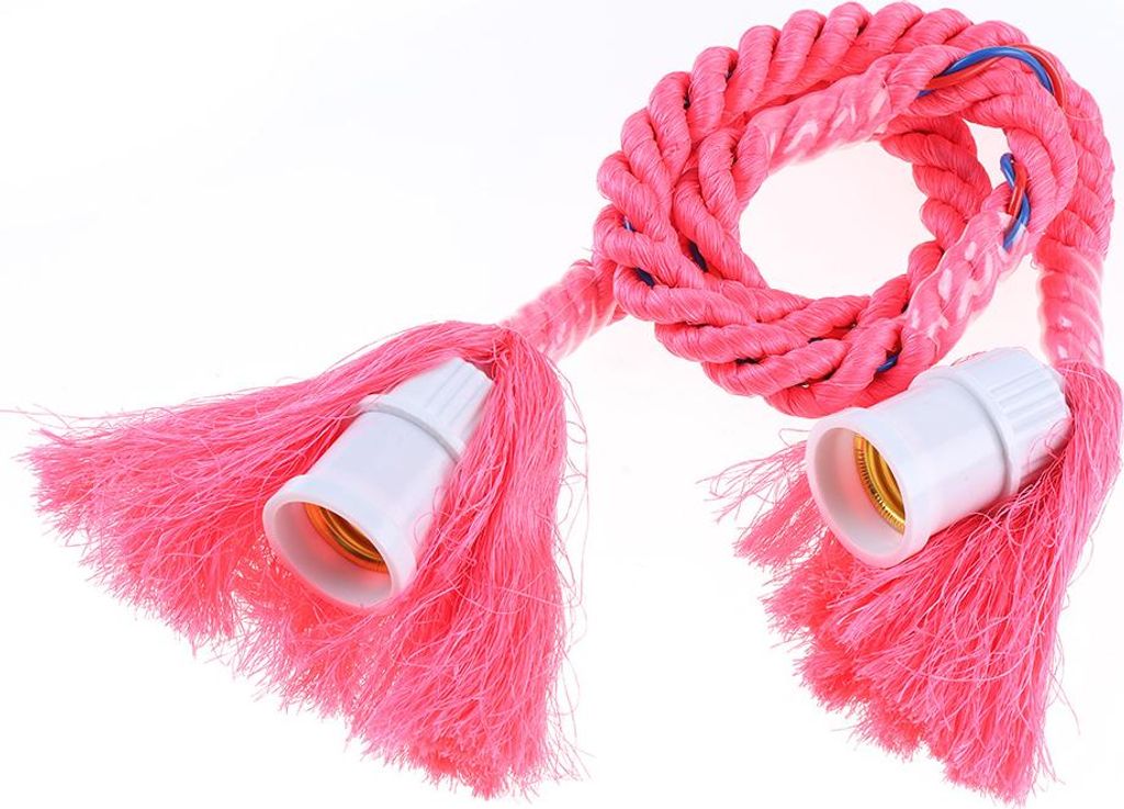 E27 Kreative Nylon Seil Glühbirnenhalter für Hochzeit Party Restaurant Cafe Bar