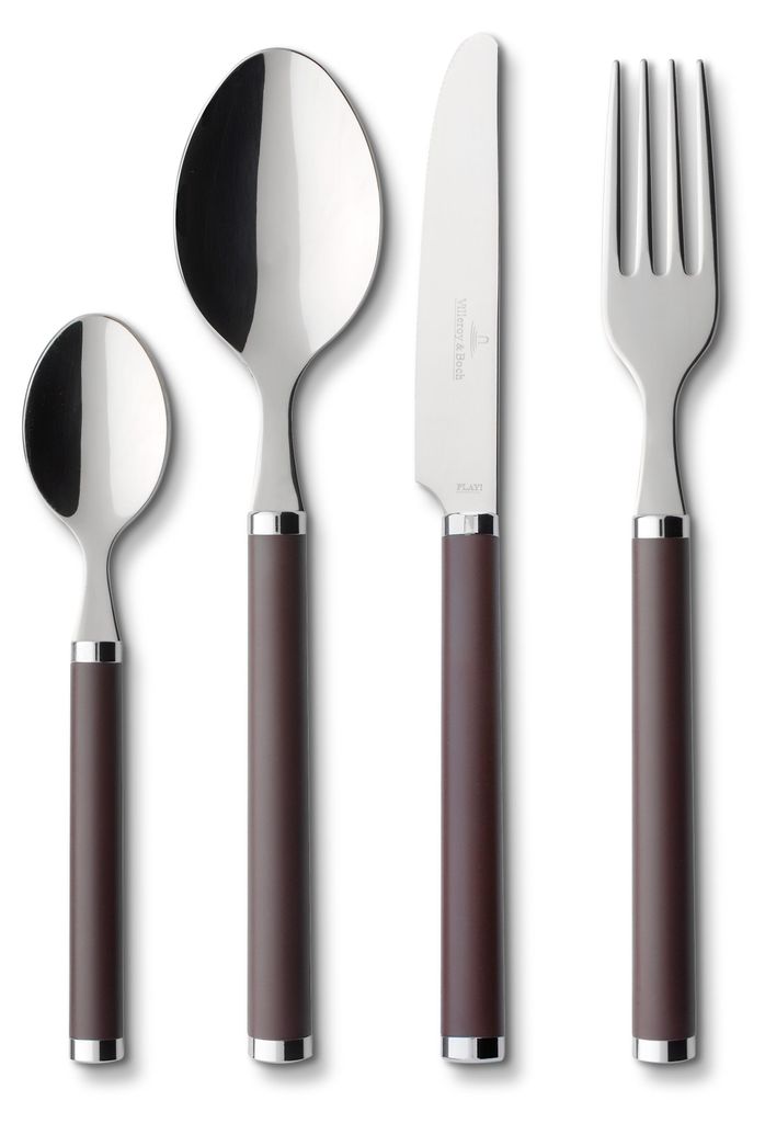 Villeroy & Boch Play ! chocolate brown Couverts de table 24 Image du produit 