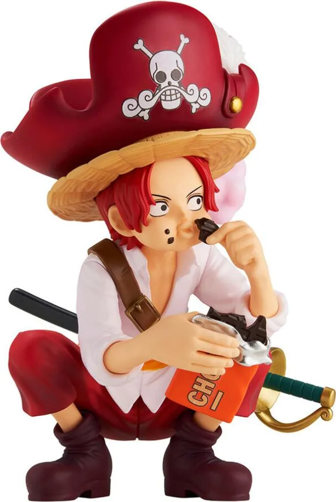 Décoration Bureau Figurine One Piece Shanks Roger Pirates Ichibansho