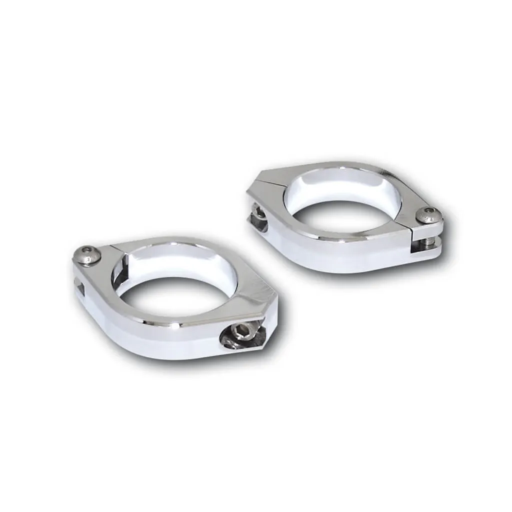 Fixation de phare et clignotant sur tube 38-41 mm HIGHSIDER CNC pro