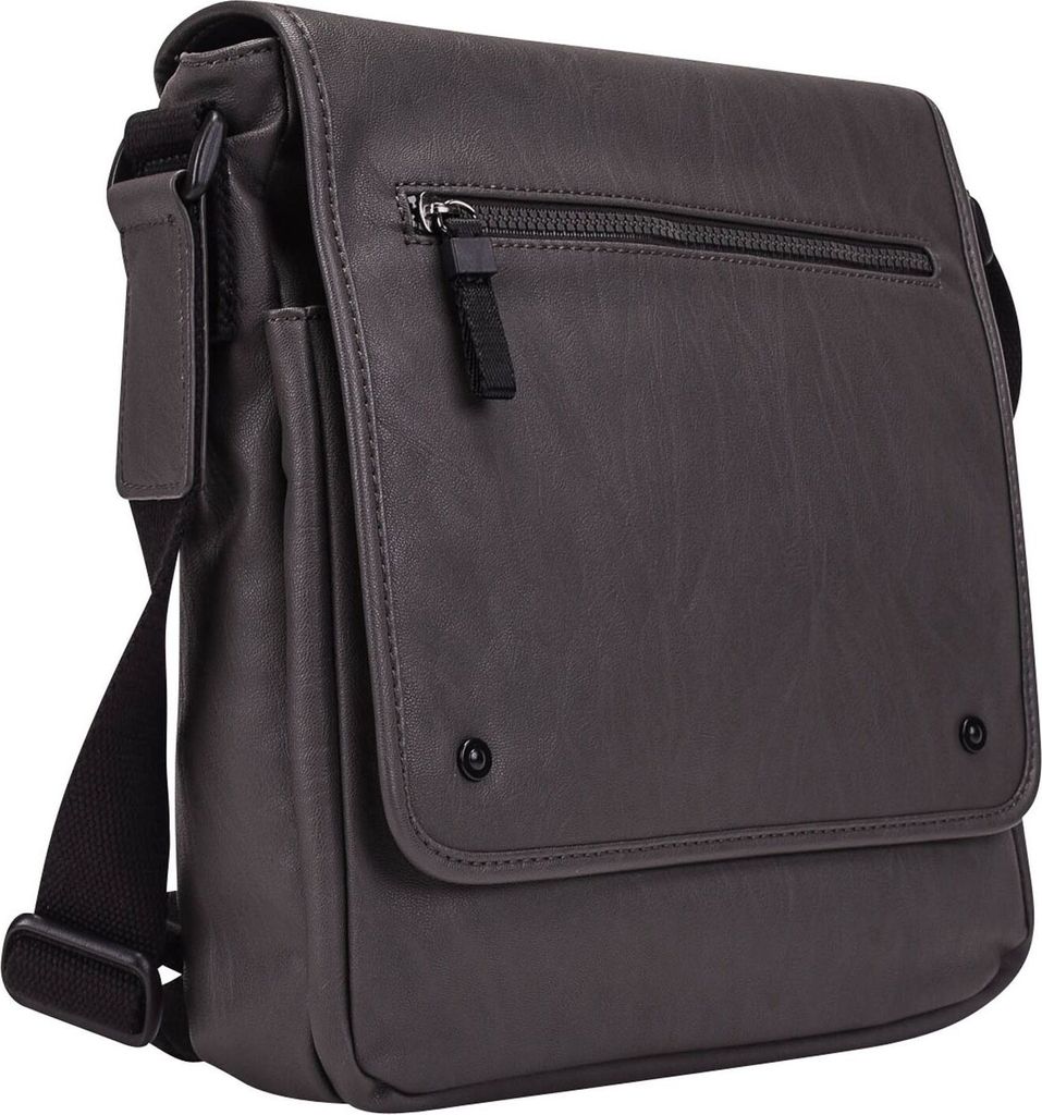 LEONHARD HEYDEN Umhängetasche Laptoptasche mit Laptopfach Cult Messenger Bag M Grey grau