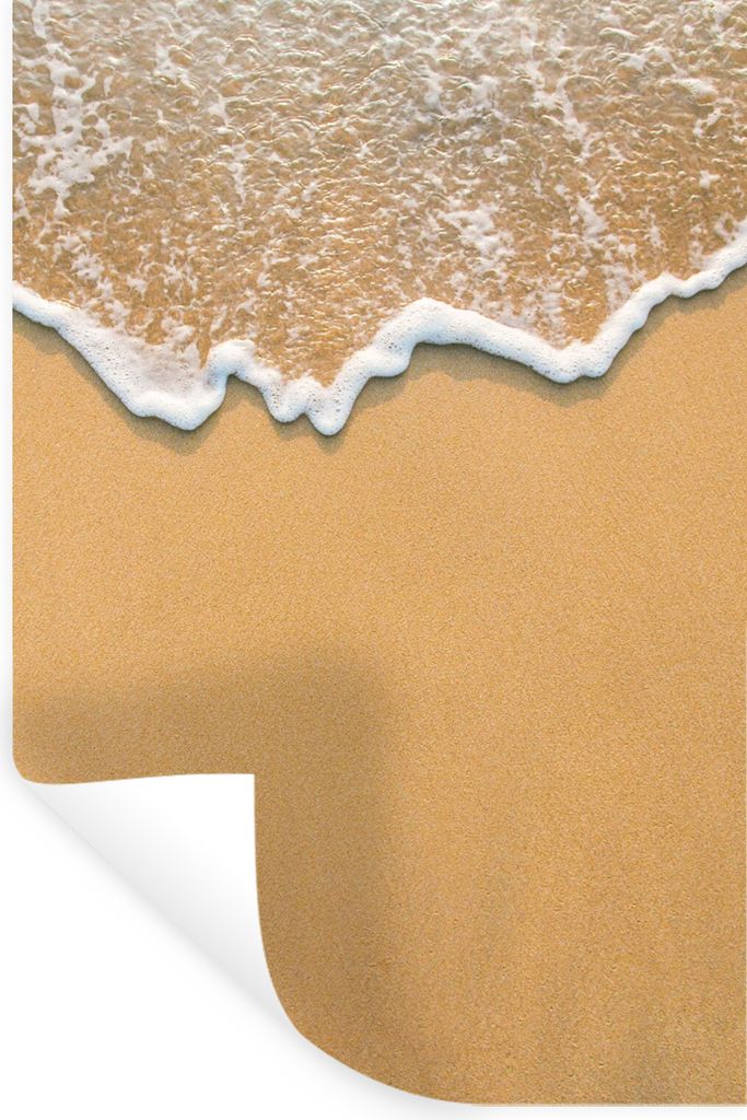MuchoWow Wandtattoo Wandsticker Wandaufkleber Strand - Sommer - Meer 40x60 cm Selbstklebend und Repositionierbar - Wierderverwendbar - Selbstklebend