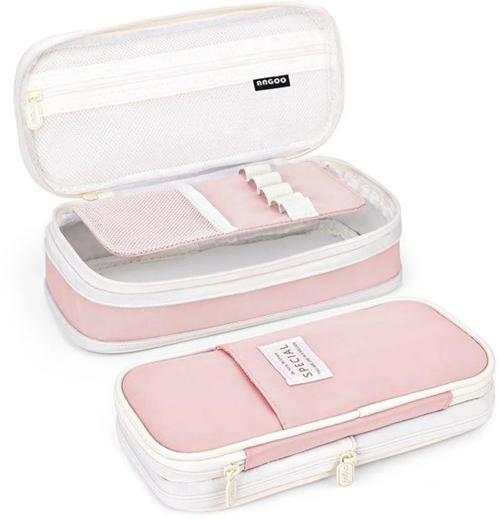 Trousse de bureau rose contre le désordre scolaire pour filles