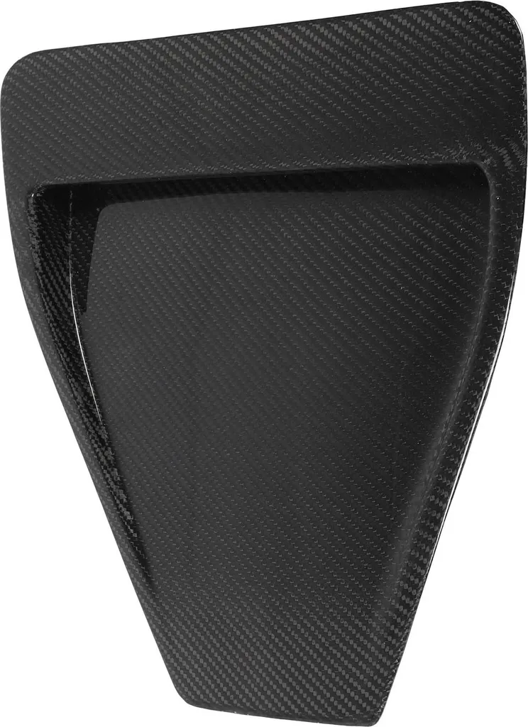 Aération de capot en carbone noir brillant pour Lancer Ralliart - 6