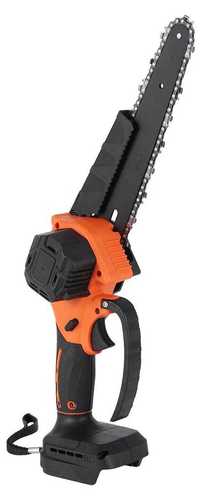 Elektrische Astsäge - Teleskop-Kettensäge 20 cm mit Astschere 30 mm - 2 m Stange - bürstenloses Set mit 2 Akkus
