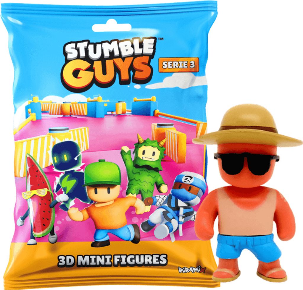 Stumble Guys 3D Sammelfiguren Serie 3 - Chrome Crystal - Figur 2. Tanner