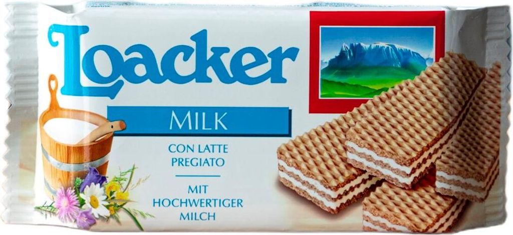 Waffeln mit Milchcreme 45g - Loacker