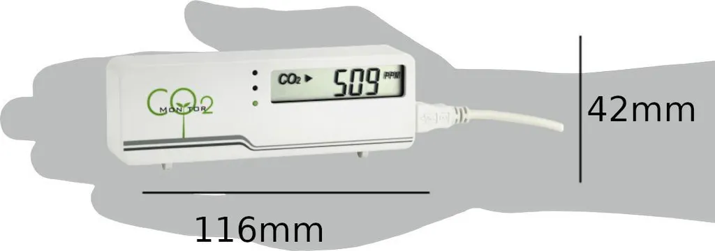 Contrôleur de CO2 pour Bureau et École TFA AIRCO2NTROL MINI Compact - 3