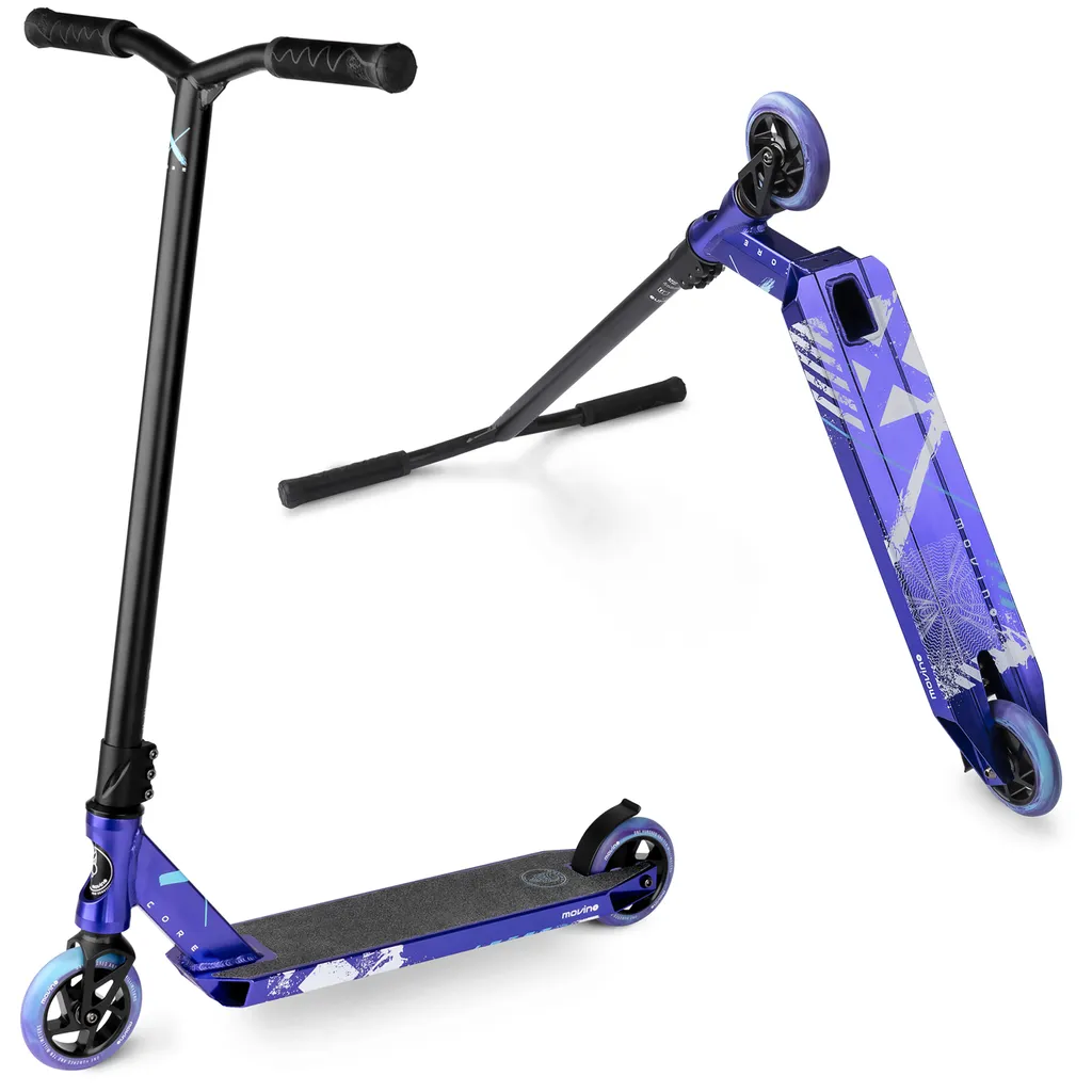 Trottinette freestyle MOVINO Stunt X-Core Purple - Plateau Renforcé