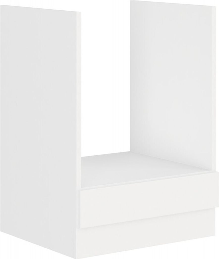 Meuble pour plaque de cuisson EDISA – largeur 60 cm, blanc Image du produit 