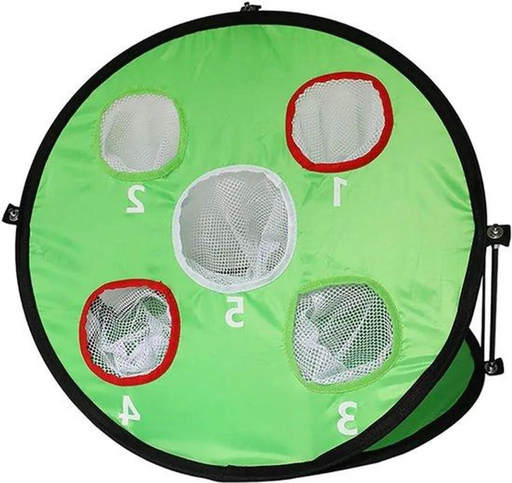 Cible de golf portable avec 5 trous de visée pour jardin et terrasse
