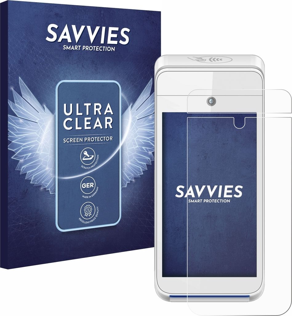 18x Für Pax A920 Schutzfolie Savvies Displayschutz Display Produktbild 