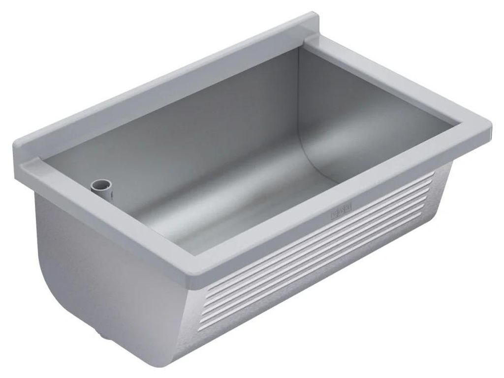 Cuve de lavage KWC, SIRIUS, montage mural, 700 × 328 × 460 Image du produit 
