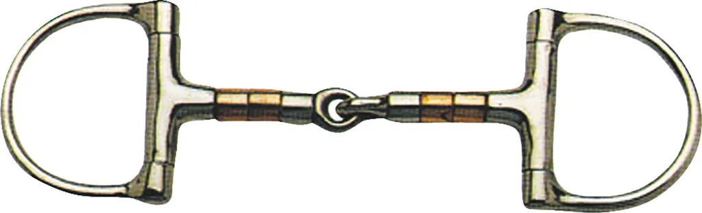 Mors Korsteel 125mm pour Cheval Stressé - Rouleaux Cuivre Relaxant