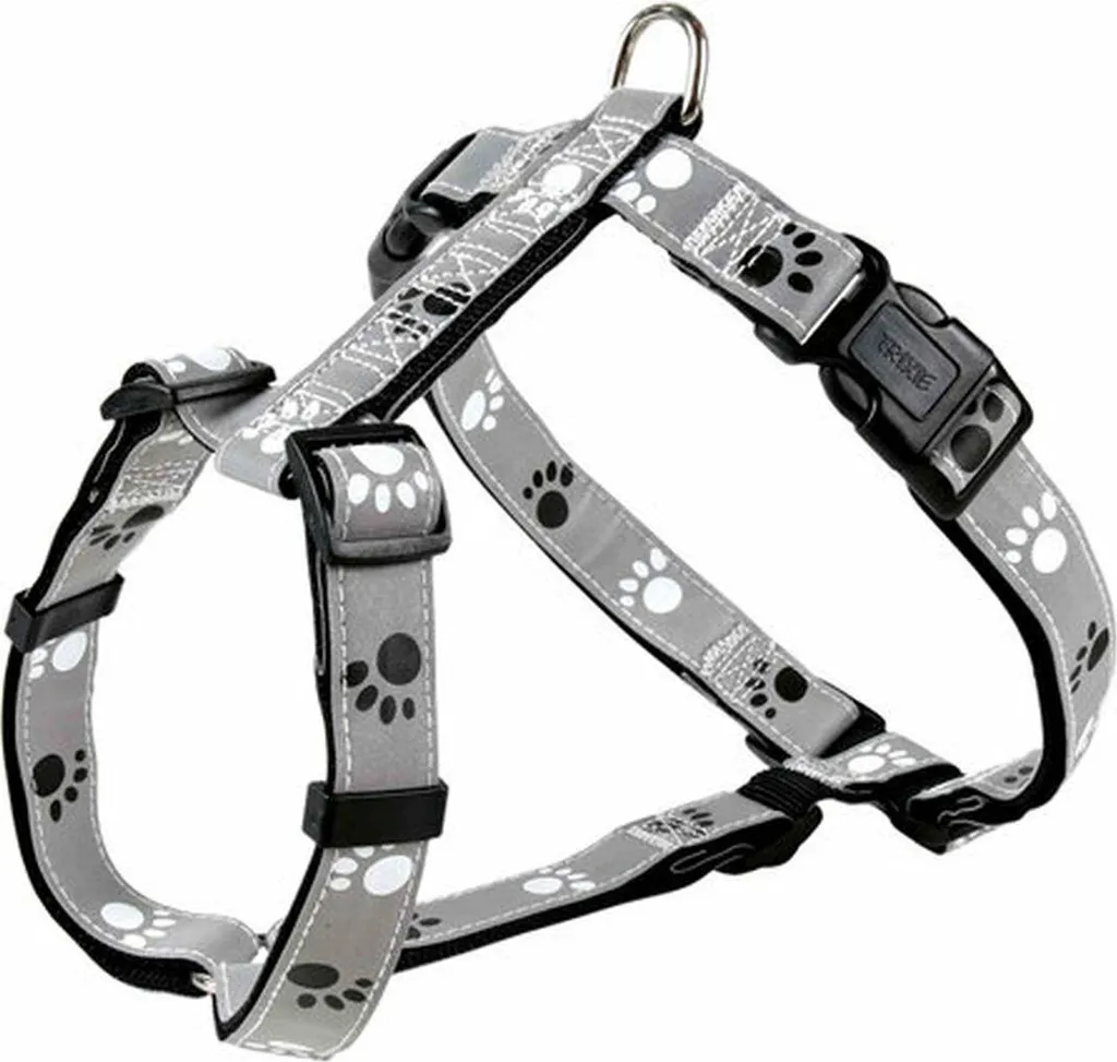 Sécurisez votre Chien la Nuit avec le Harnais Trixie Silver Reflect