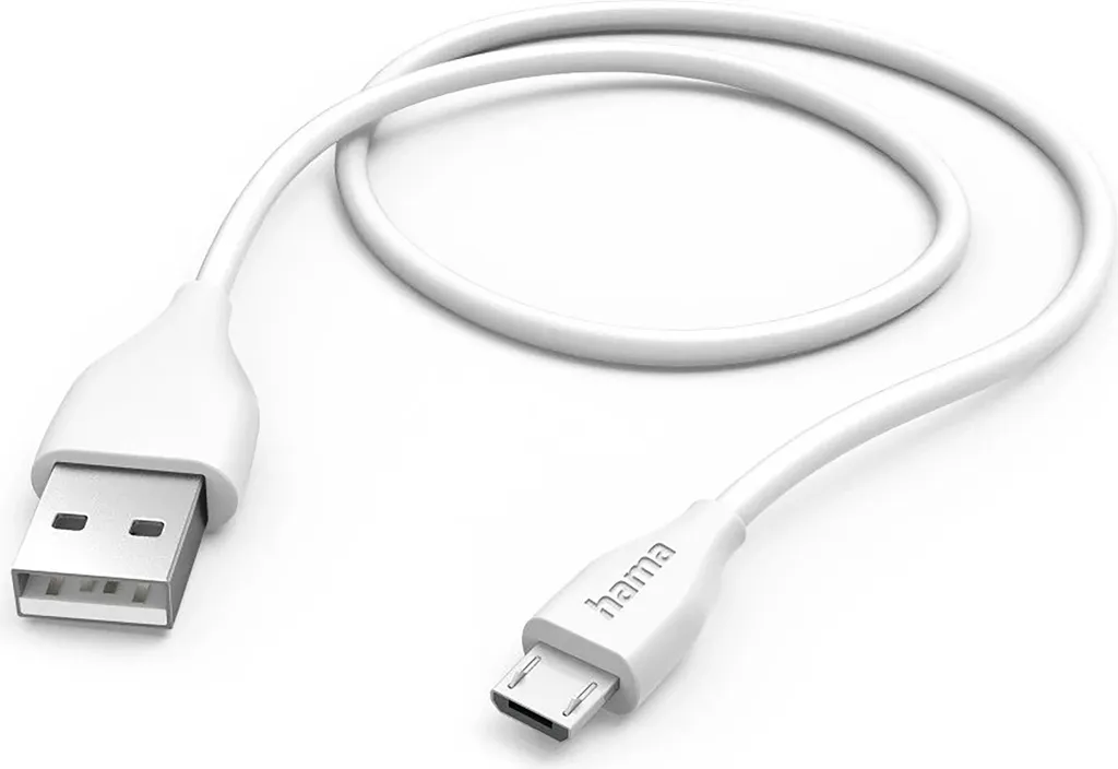 Hama Cavo Micro USB Bianco 1,5m - Perfetto per Casa e Ufficio